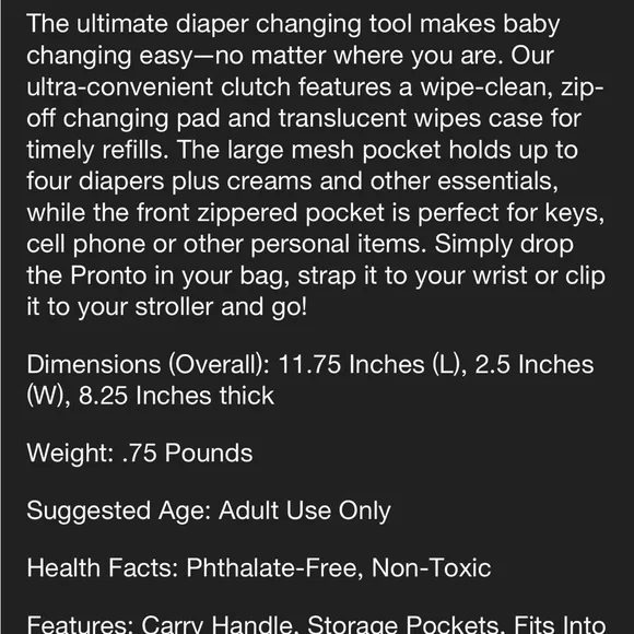 Skip Hop changing pad excellent condition - Picture 3 of 4